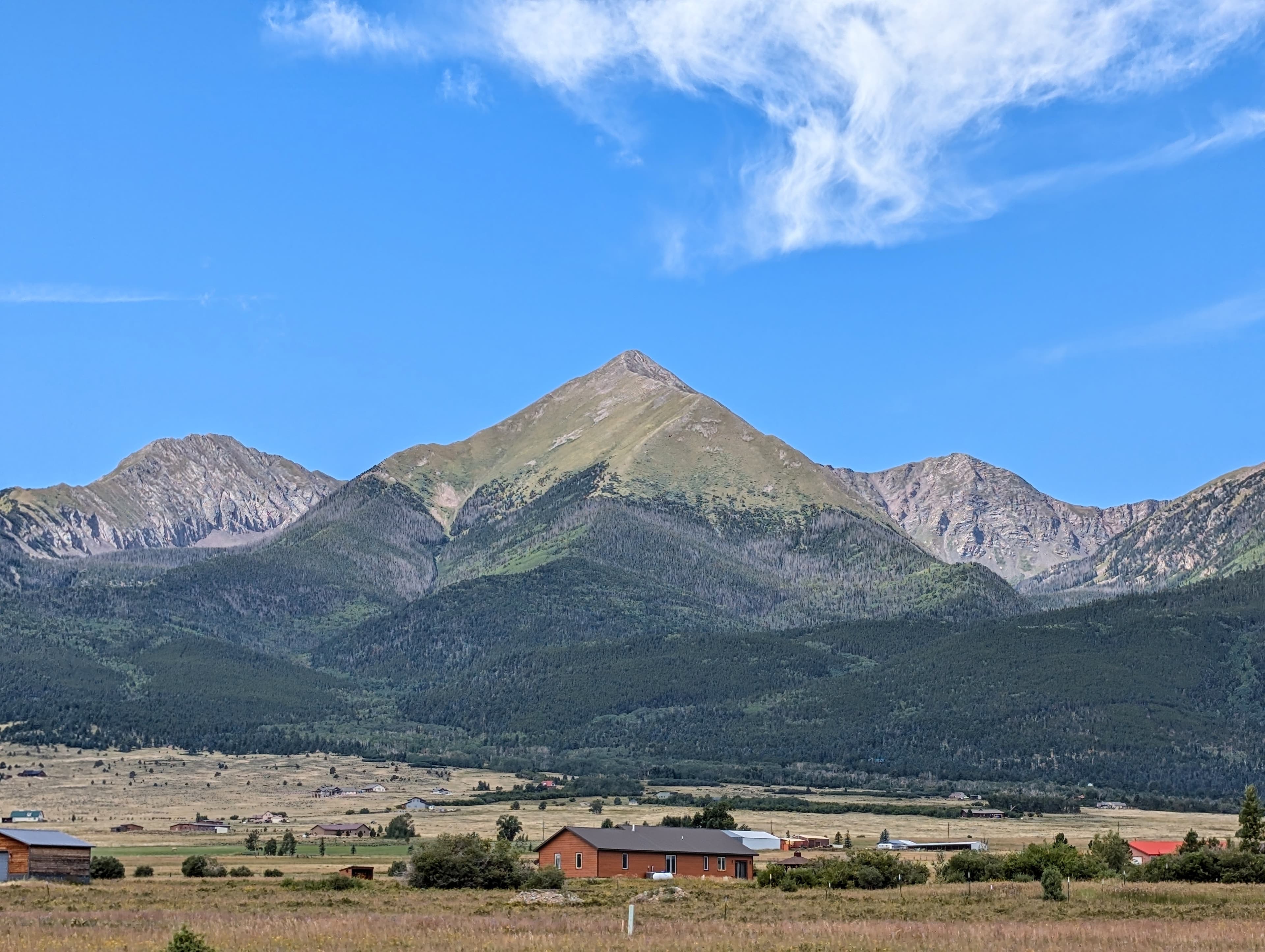 Horn Peak from the Ley Subdivision